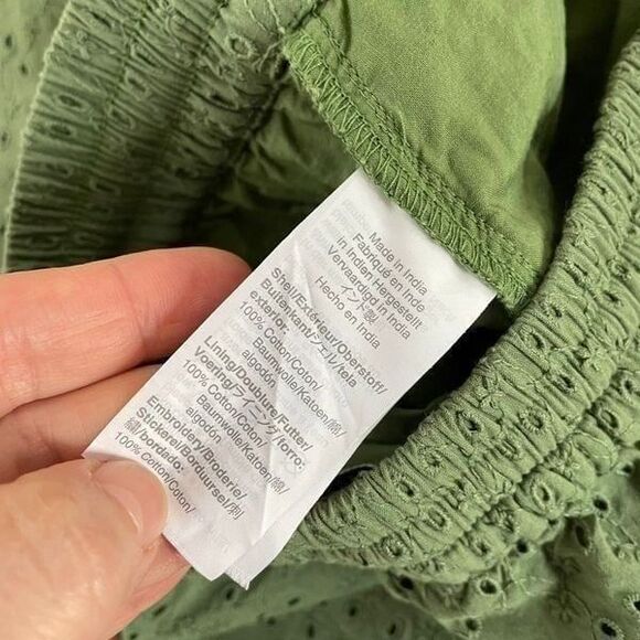 J Crew Eyelet Pull On Cropped Pants XXS - Picture 4 of 7